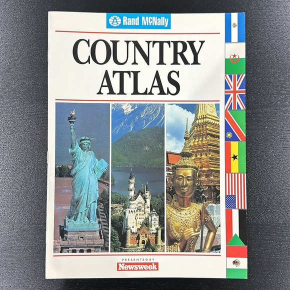 Vintage World Country Atlas Book - 1990 - Picture 1 of 11